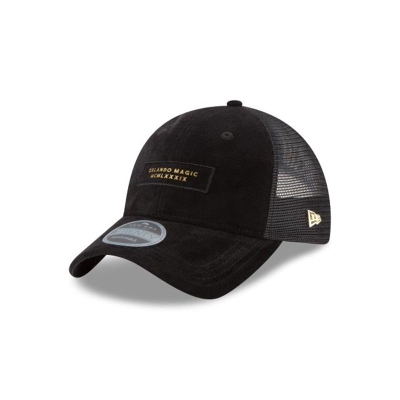 Black Orlando Magic Hat - New Era NBA Trucker 9TWENTY Adjustable Caps USA1452093